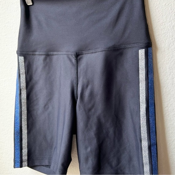 Beach Riot Glitter Size Stripe Bike Shorts Sz M - Picture 6 of 15